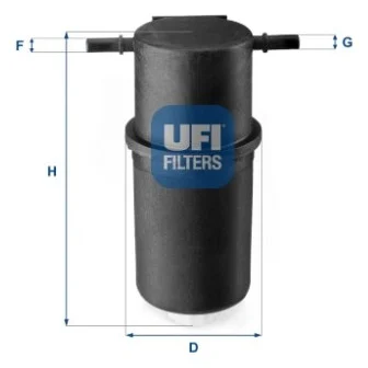 Фільтр паливний UFI 24.144.00