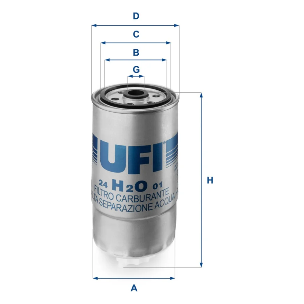 Фільтр паливний UFI 24.H2O.01