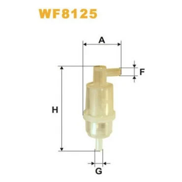 Фільтр паливний Wixfiltron WF8125