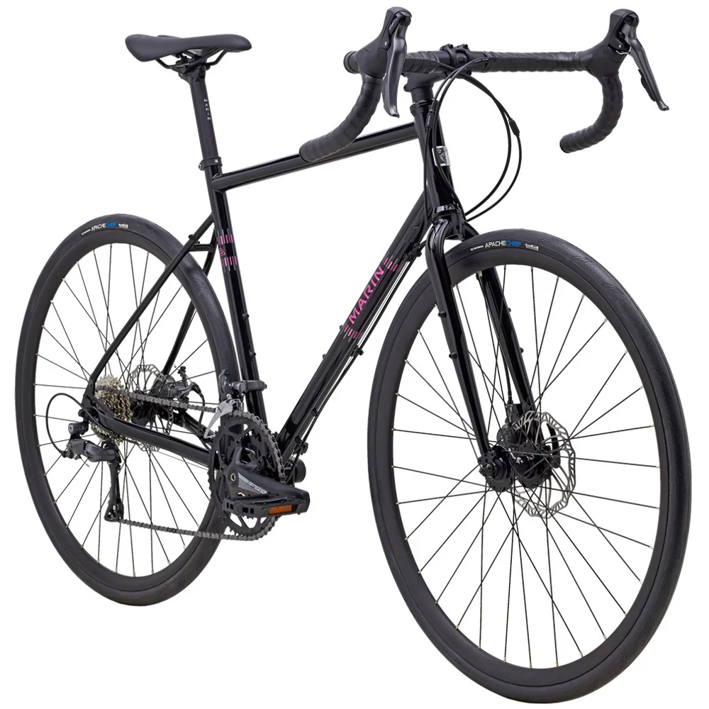Велосипед Marin Nicasio Gloss Black/Pink 28" рама - 56 см 2024 (SKD-24-43) — фото 2