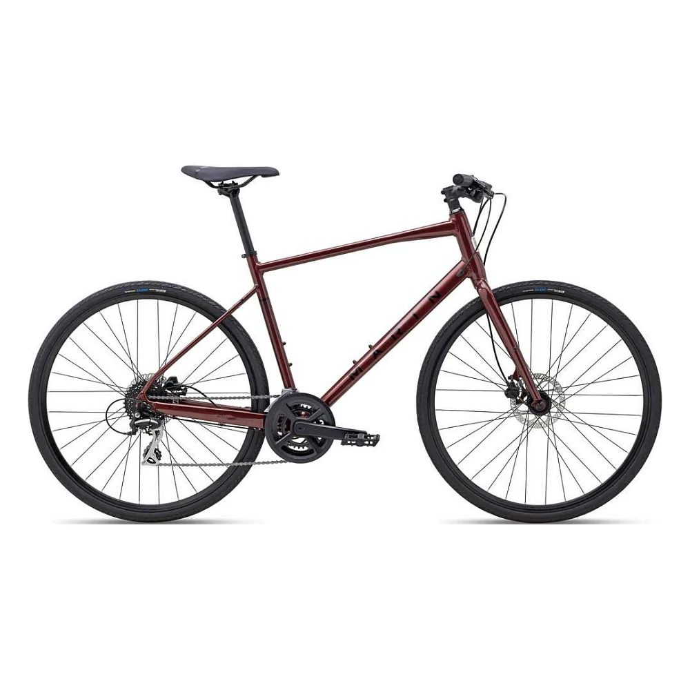 Велосипед Marin Fairfax 2 Maroon/Black 28" рама - XL 2022 (SKD-50-45)