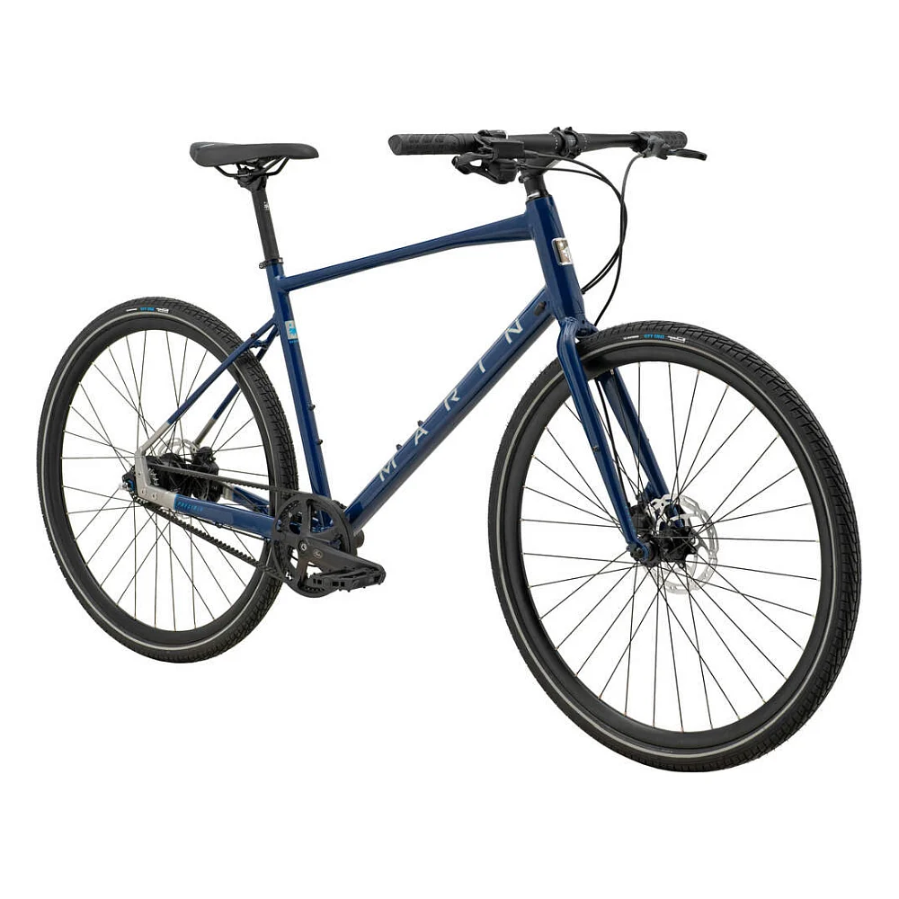 Велосипед Marin Presidio 3 Gloss Navy/Dark Silver/Silver Cyan 28" рама - S 2024 (SKE-46-43) — фото 2