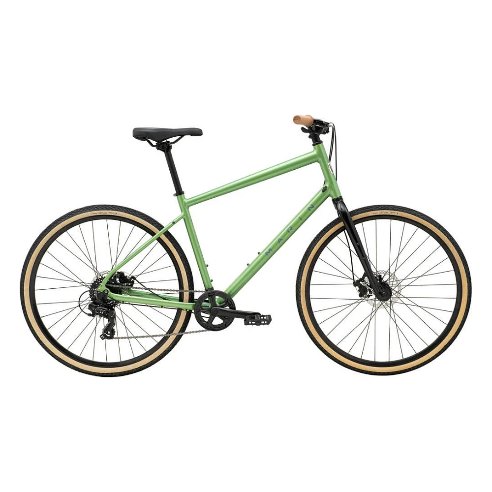 Велосипед Marin Kentfield 1 Gloss Green/Black/Gray 28" рама - XL 2024 (SKE-68-90)