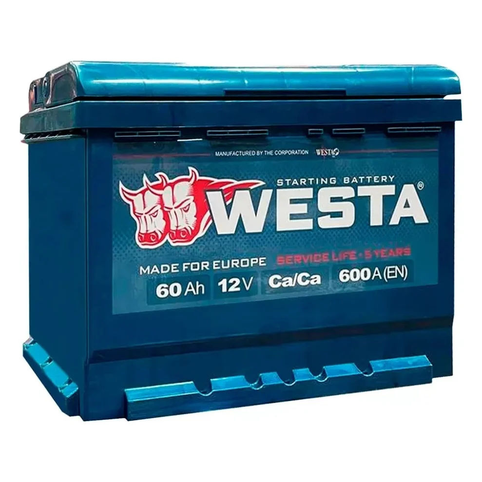 Акумулятор автомобільний Westa 6CT-60 А (0) А 600A