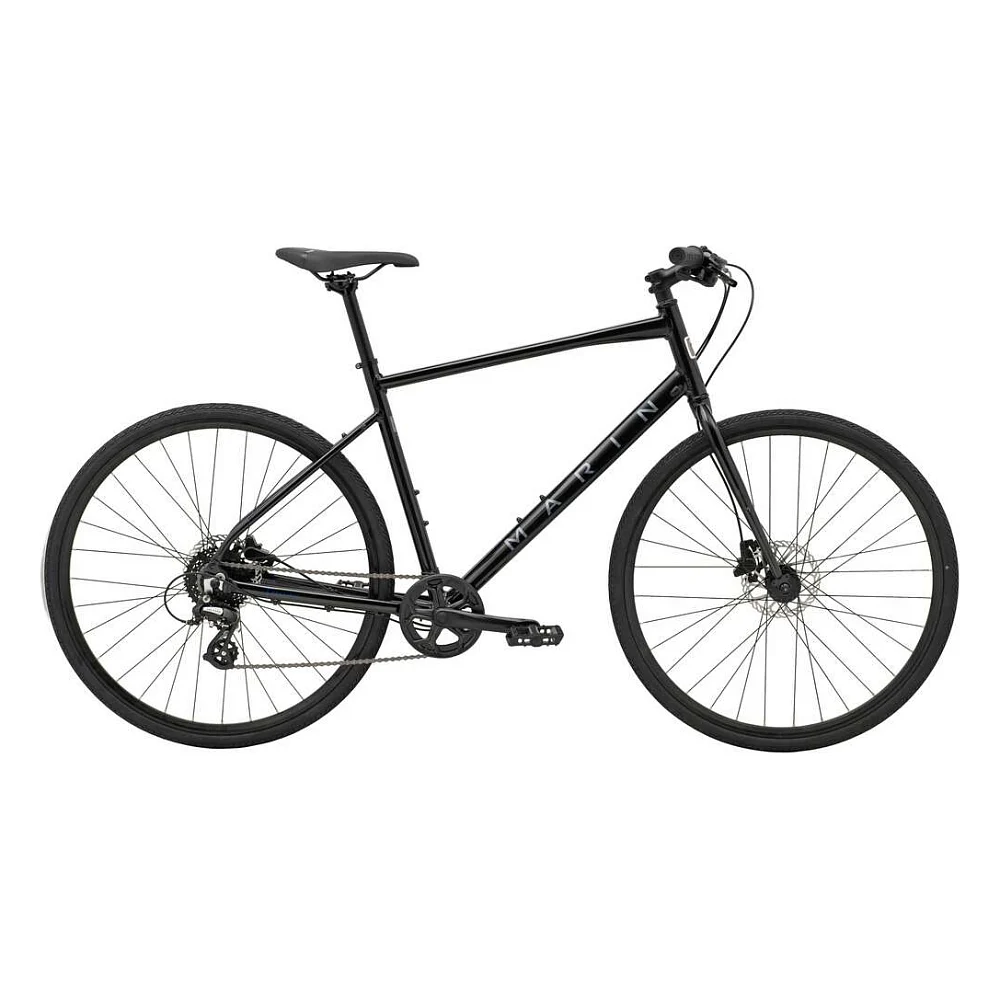 Велосипед Marin Presidio 1 Gloss Metallic Black/Charcoal/Blue 28" рама - XL 2024 (SKE-25-41)