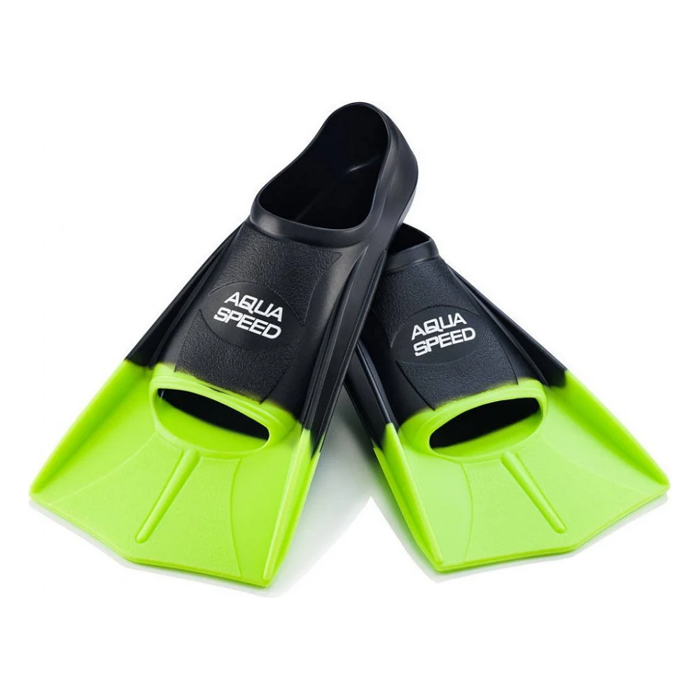 Ласти Aqua Speed Training Fins 137-38 5630 чорний, зелений 33-34 (5908217656308)