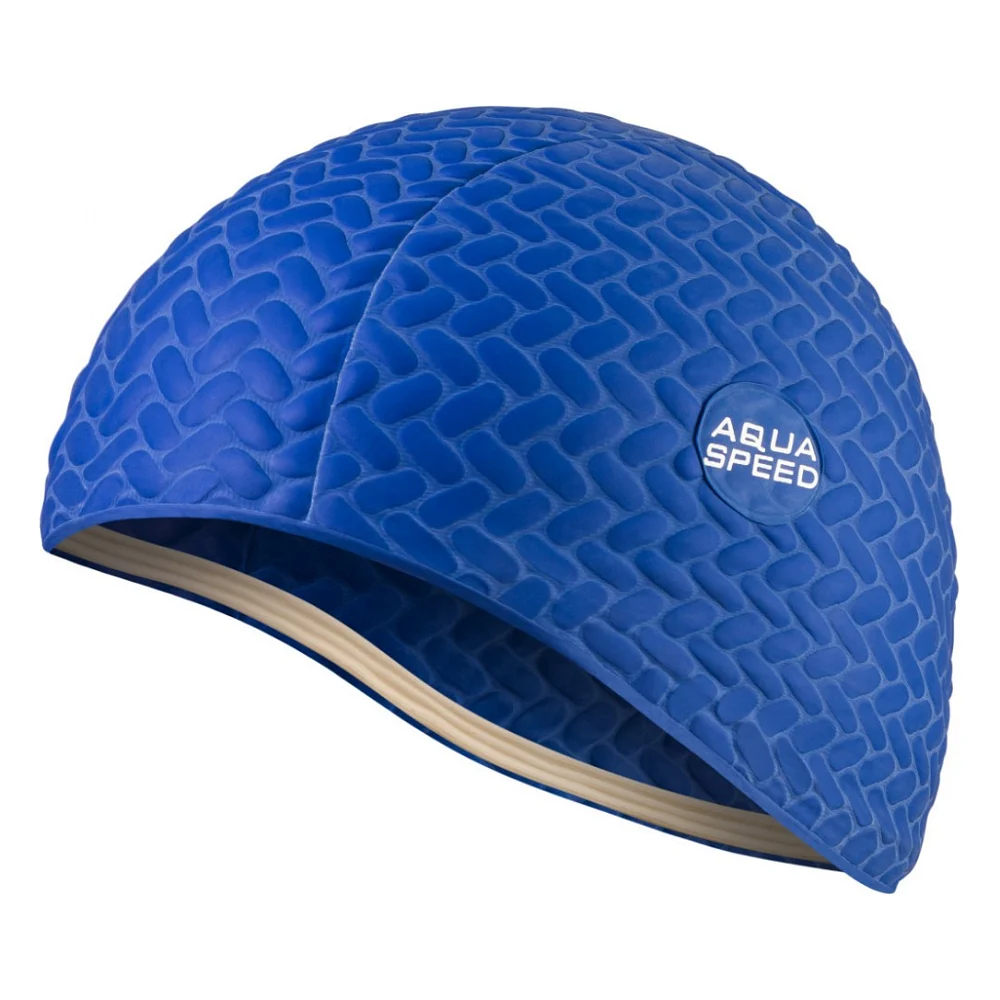 Шапка для плавання Aqua Speed Bombastic Tic-Tac 5720 117-10 синій Жін OSFM (5908217657206)