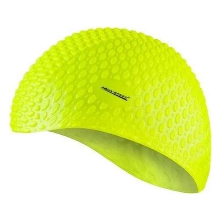 Шапка для плавання Aqua Speed Bubble 102-18 жовтий Уні OSFM (5908217636041)