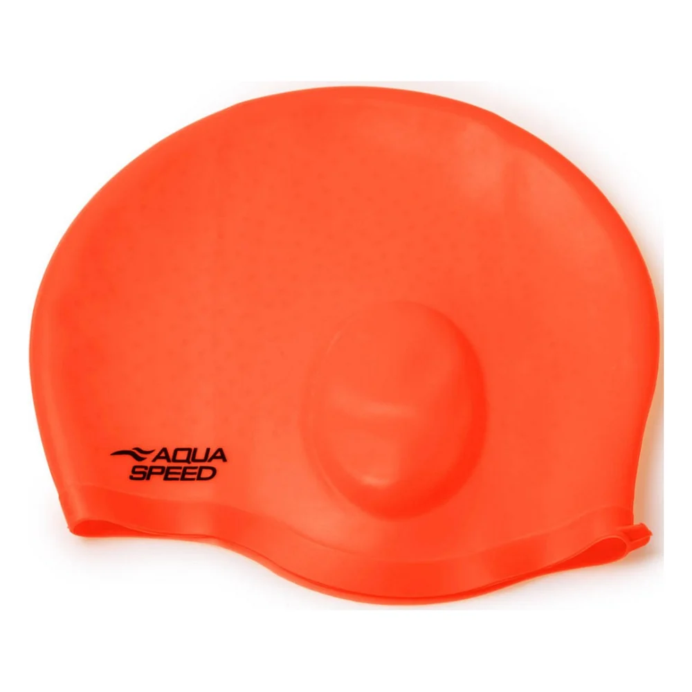 Шапка для плавання Aqua Speed Ear Cap Comfort 9896 289-75 червоний OSFM (5908217698964)