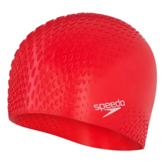 Шапка для плавання Speedo Bubble Active + Cap Au червоний 8-139546446 OSFM (5053744739908)