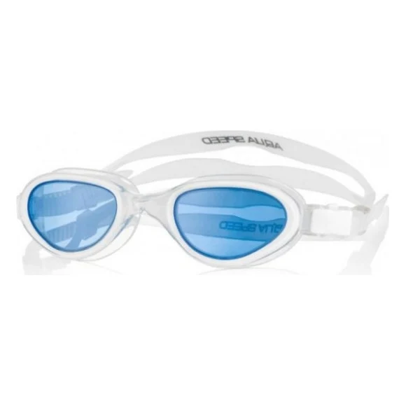 Окуляри для плавання Aqua Speed X-Pro 087-05 6665 білий/блакитний OSFM (5908217666659)