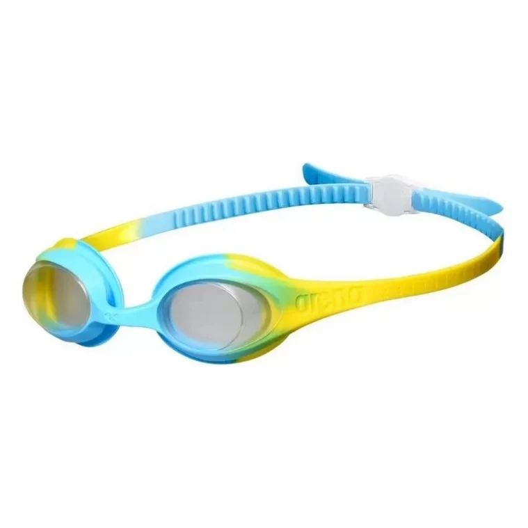 Окуляри для плавання Arena Spider Kids блакитний, жовтий 004310-202 (3468336577615)