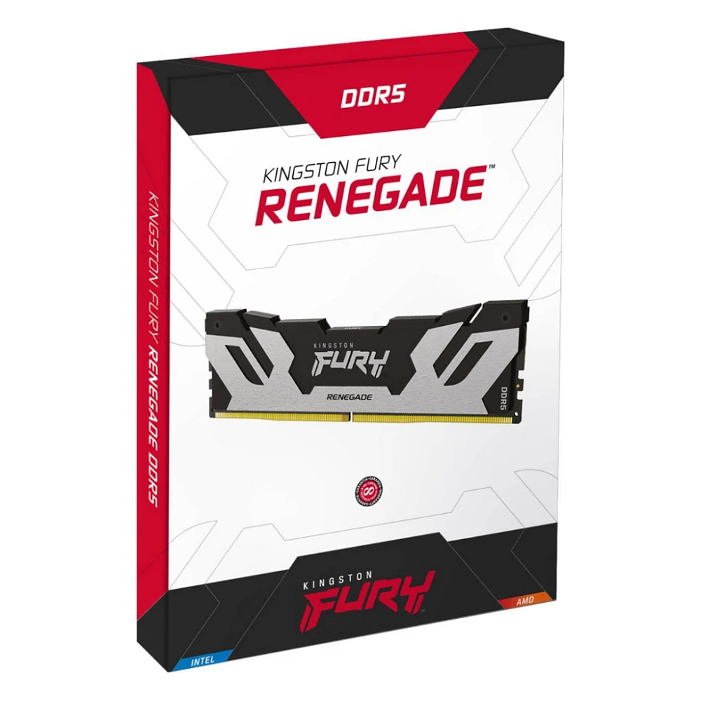 Модуль пам'яті для комп'ютера DDR5 32GB (2x16GB) 7600 MHz Renegade Silver XMP Kingston Fury (ex.HyperX) (KF576C38RSK2-32) — фото 5