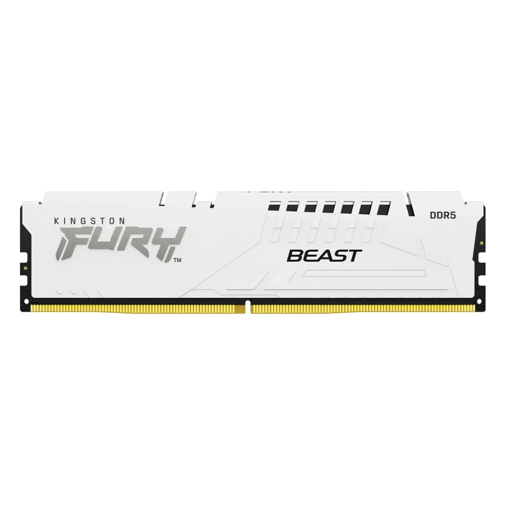 Модуль пам'яті для комп'ютера DDR5 32GB 6000 MHz Beast White EXPO Kingston Fury (ex.HyperX) (KF560C30BWE-32)