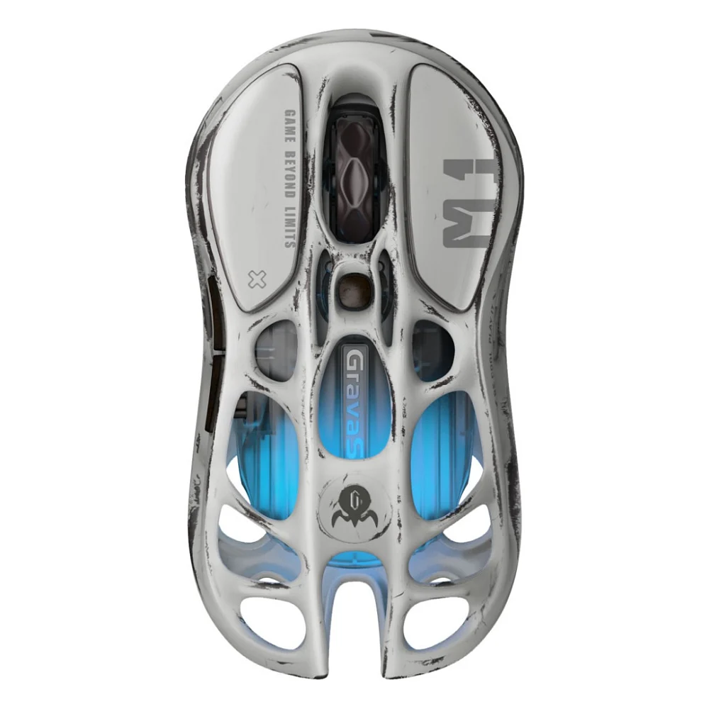 Мишка GravaStar Mercury M1 Pro magnesium alloy body BT/WL/USB-A 4K RGB Battle-Worn (GRAVASTARM1PRO_WSM)
