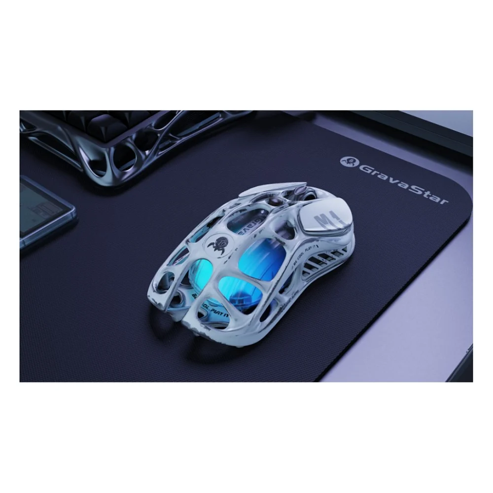 Мишка GravaStar Mercury M1 Pro magnesium alloy body BT/WL/USB-A 4K RGB Battle-Worn (GRAVASTARM1PRO_WSM) — фото 4