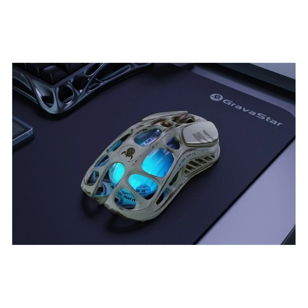 Мишка GravaStar Mercury M1 Pro magnesium alloy body BT/WL/USB-A 4K RGB Battle-Worn (GRAVASTARM1PRO_WSM) — фото 7