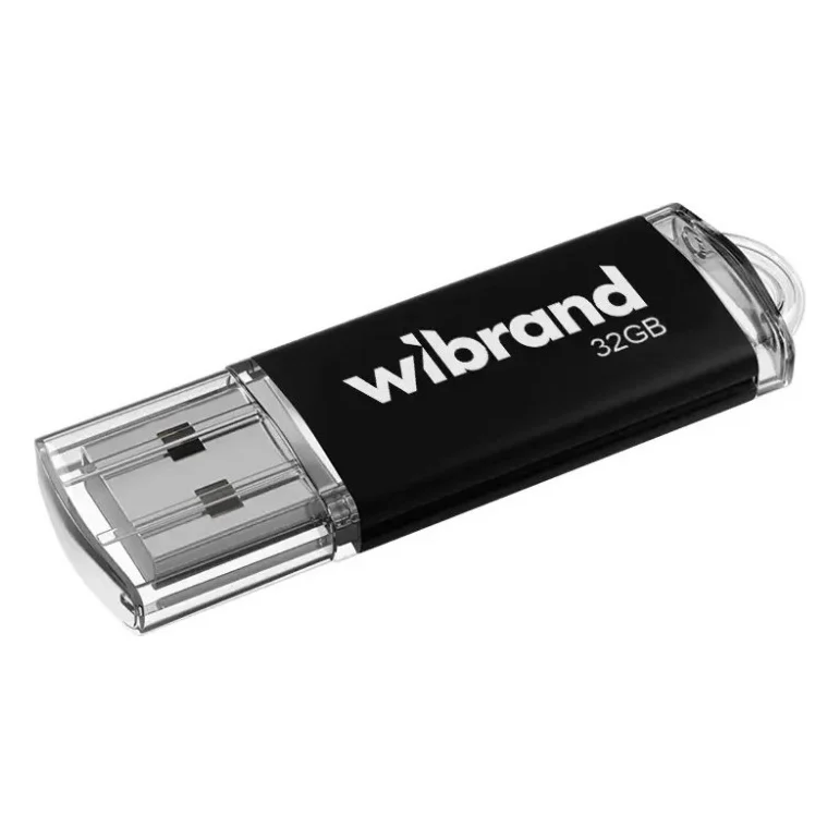USB флеш накопичувач Wibrand 32GB Cougar Black USB 2.0 (WI2.0/CU32P1B)