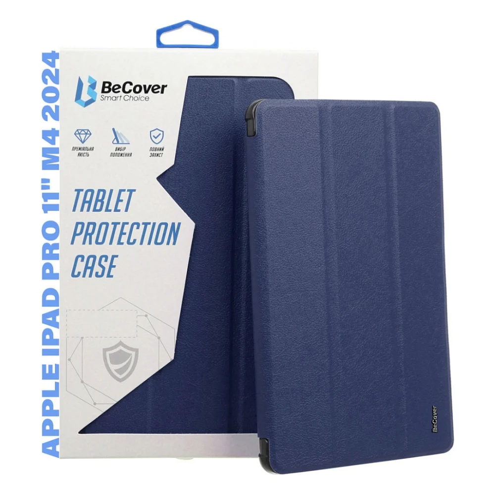 Чохол до планшета BeCover Smart Case Apple iPad Pro 11" M4 2024 Deep Blue (711622)