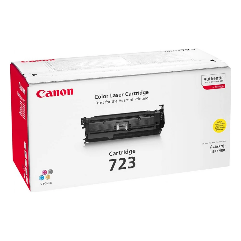 Картридж Canon 723 для LBP7750/LBP7750Cdn yellow (2641B002)