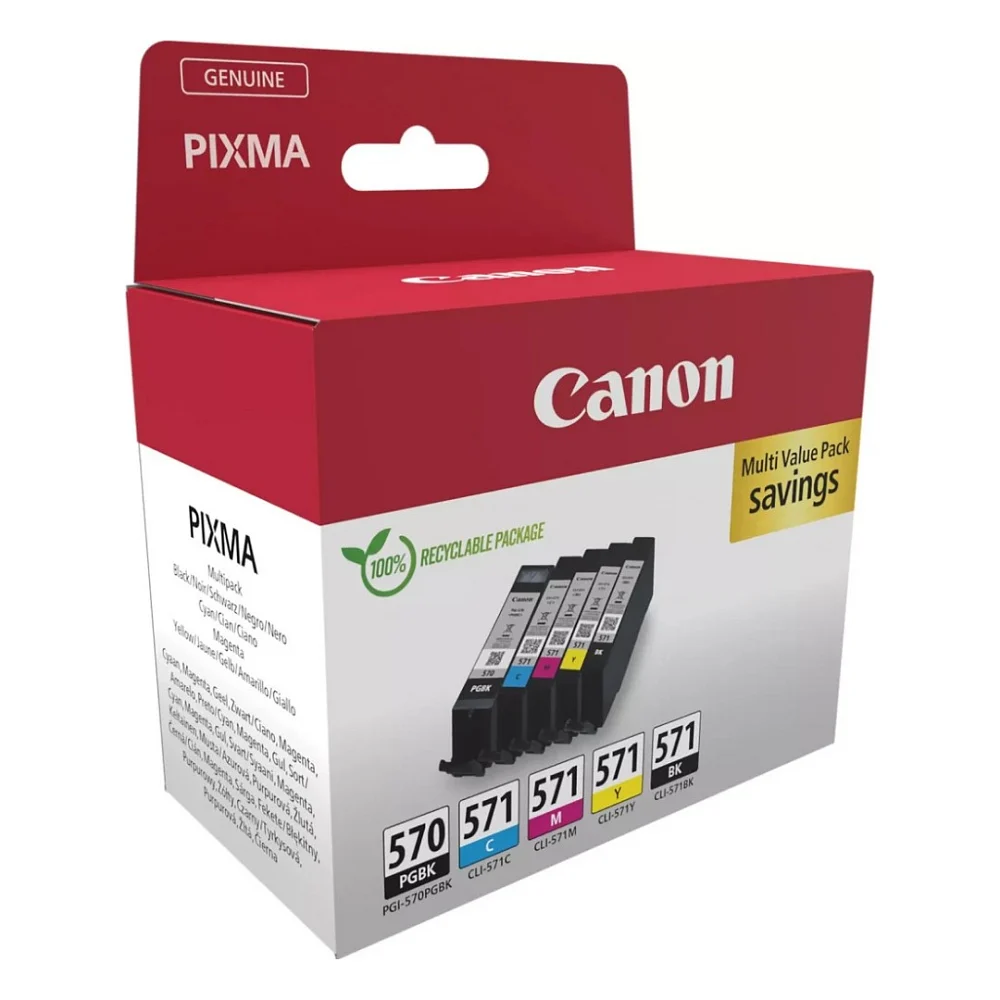 Картридж Canon PGI-570/CLI-571 BK,PBK,C,M,Y Colors (0372C006)