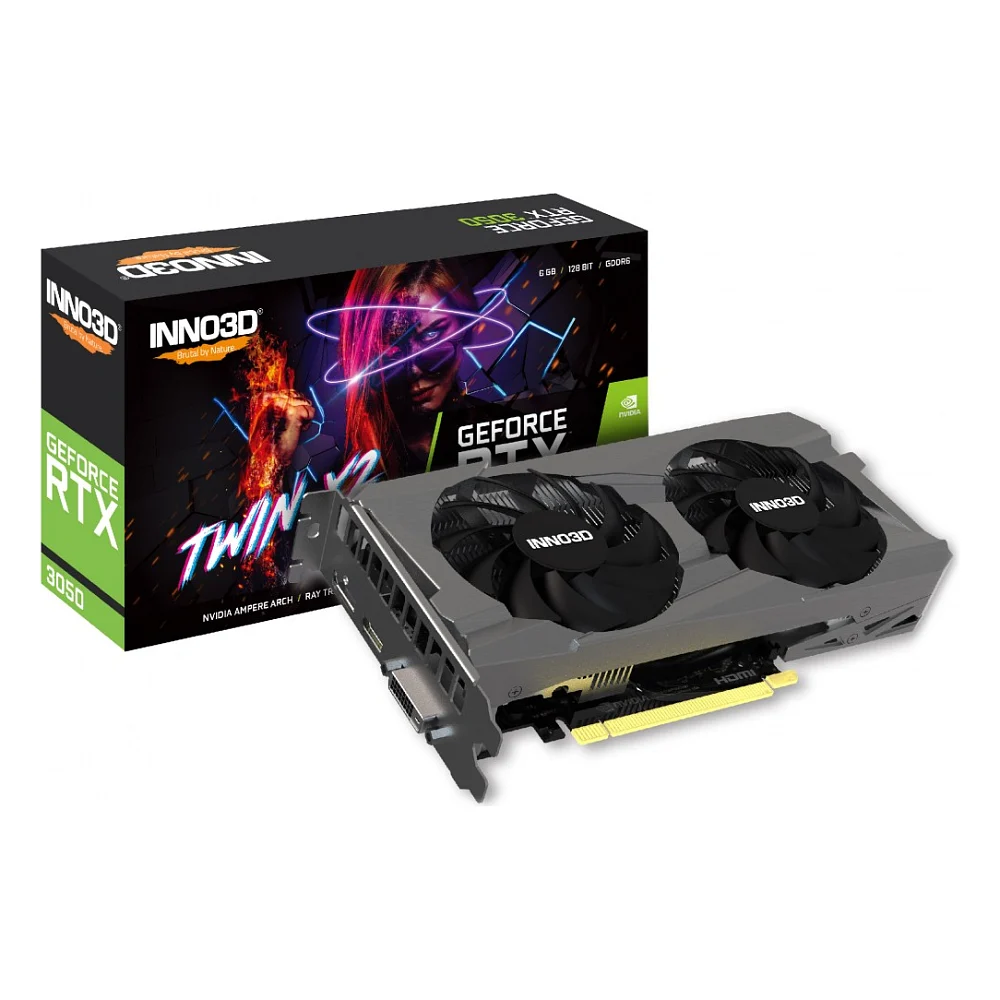 Відеокарта INNO3D GeForce RTX 3050 6144Mb X2 (N30502-06D6-1711VA60)