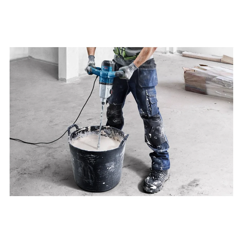 Міксер будівельний Bosch GRW 140, 1400Вт, 480-750об/хв, М14, 4.2кг (0.601.1C4.020) — фото 5