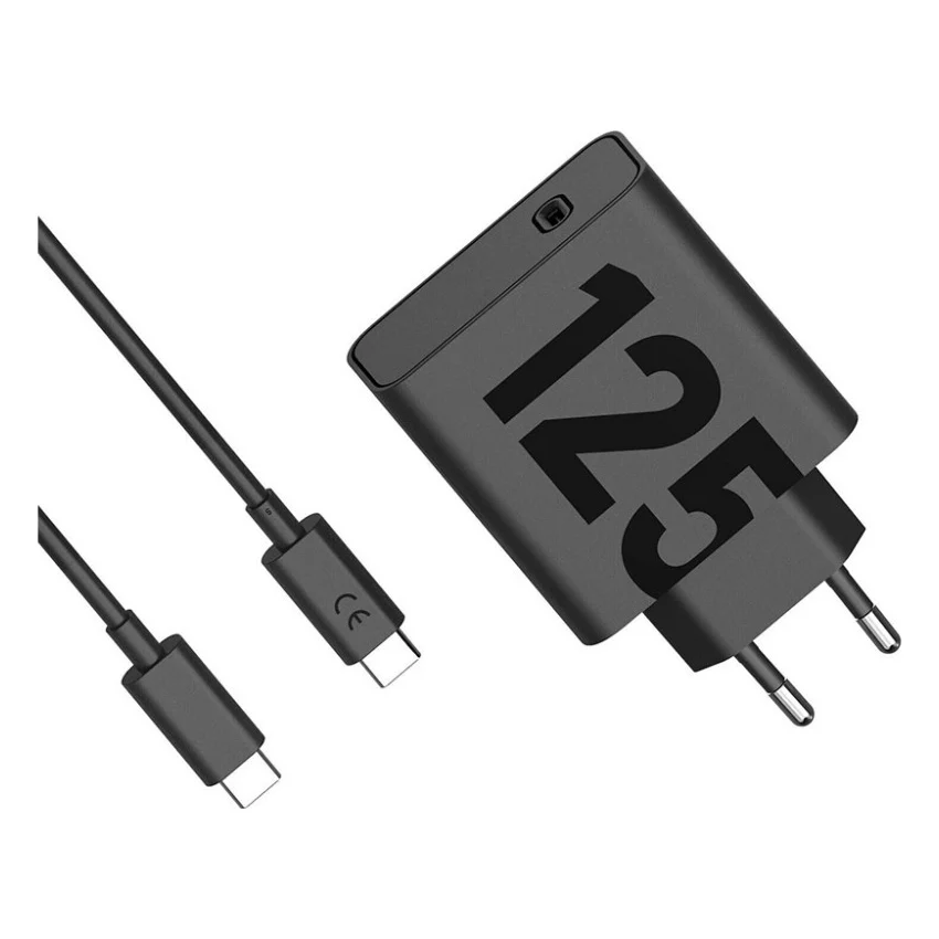 Зарядний пристрій Motorola 125W GaN USB- С + cable 1m USB-C (SJMC1252)