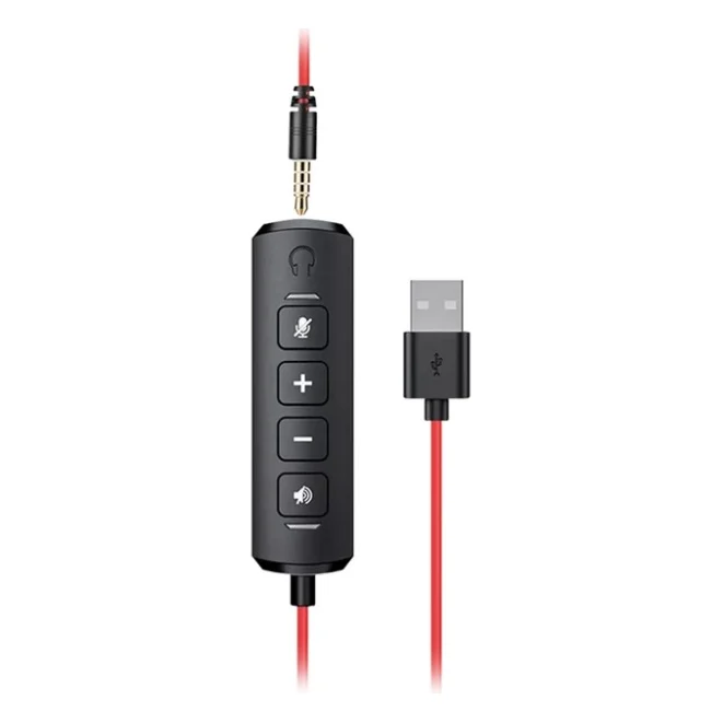 Навушники Canyon HS-07 PC Mic 3.5/USB 2.8 м Black (CNS-HS07B) — фото 5