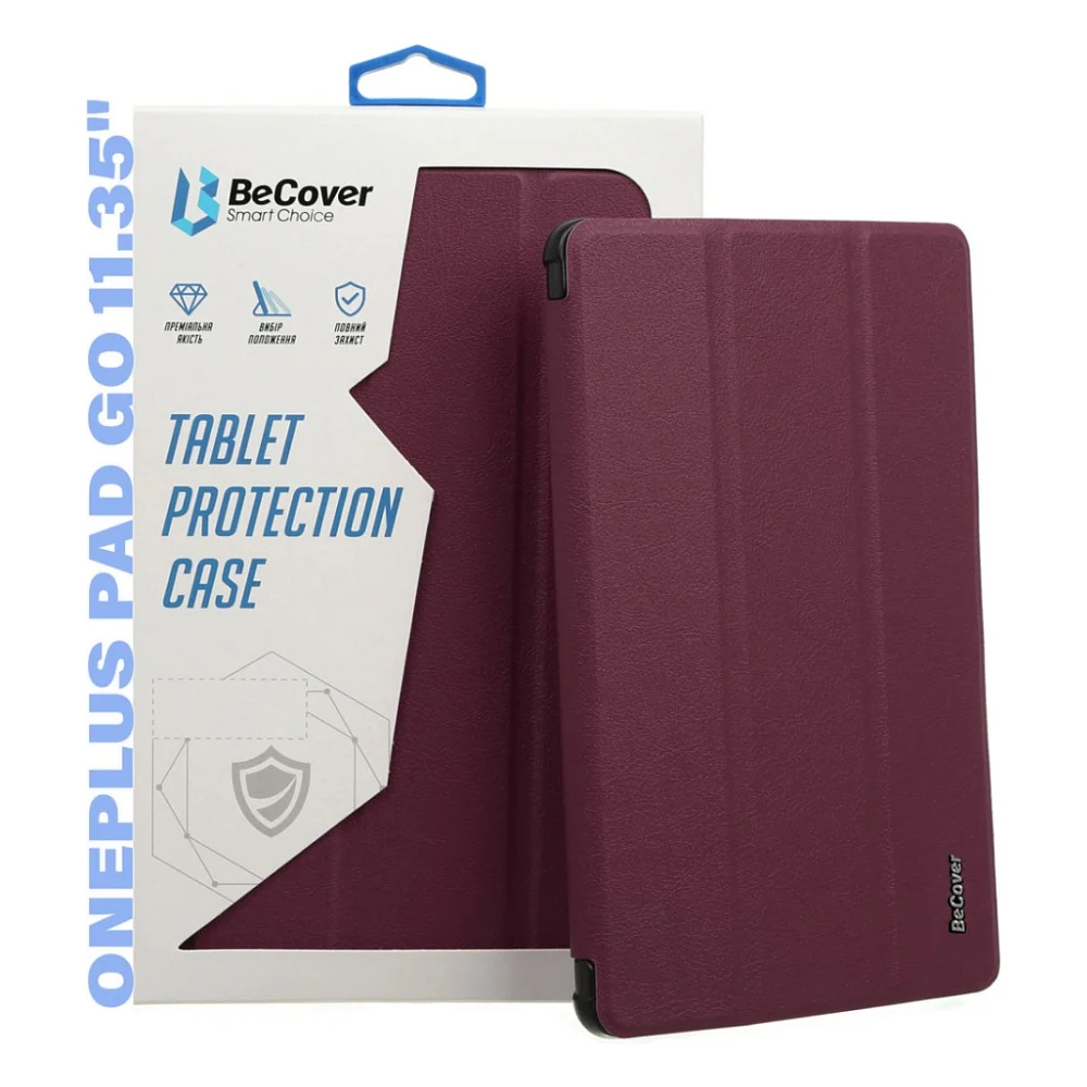 Чохол до планшета BeCover Smart Case OnePlus Pad Go 11.35" Red Wine (710991)