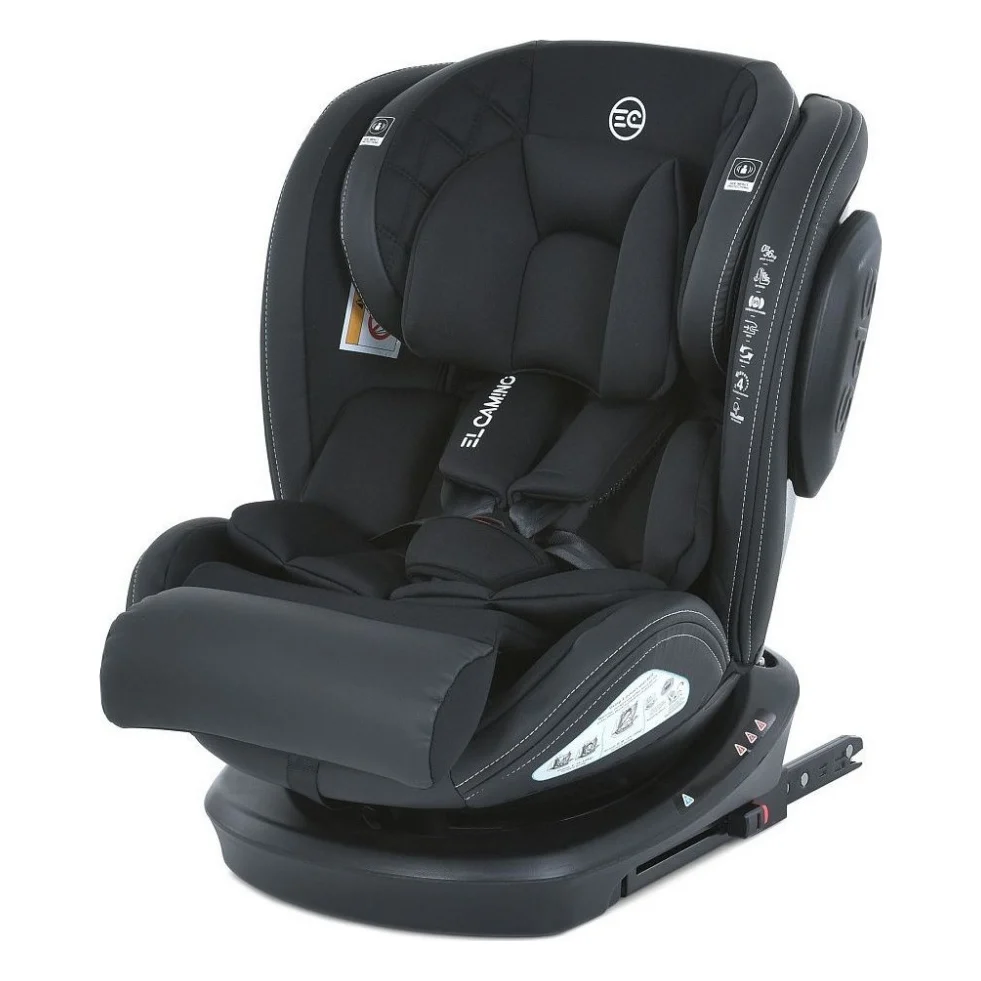 Автокрісло El Camino ME 1045-1 Evolution 2 360 Isofix Royal black 0-36 кг (ME 1045-1 r.black)