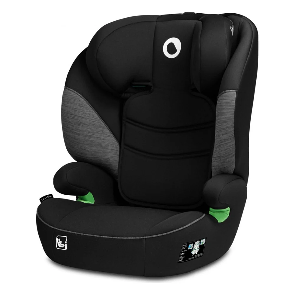 Автокрісло Lionelo Lars I-Size 15-36 кг Black Grey (LO-LARS I-SIZE BLACK GREY)