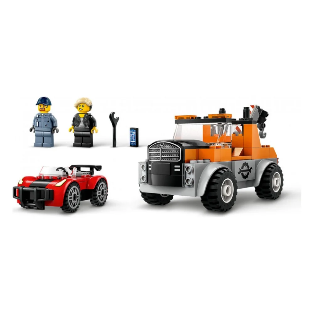Конструктор LEGO City Евакуатор і ремонт спортивних авто (60435) — фото 5