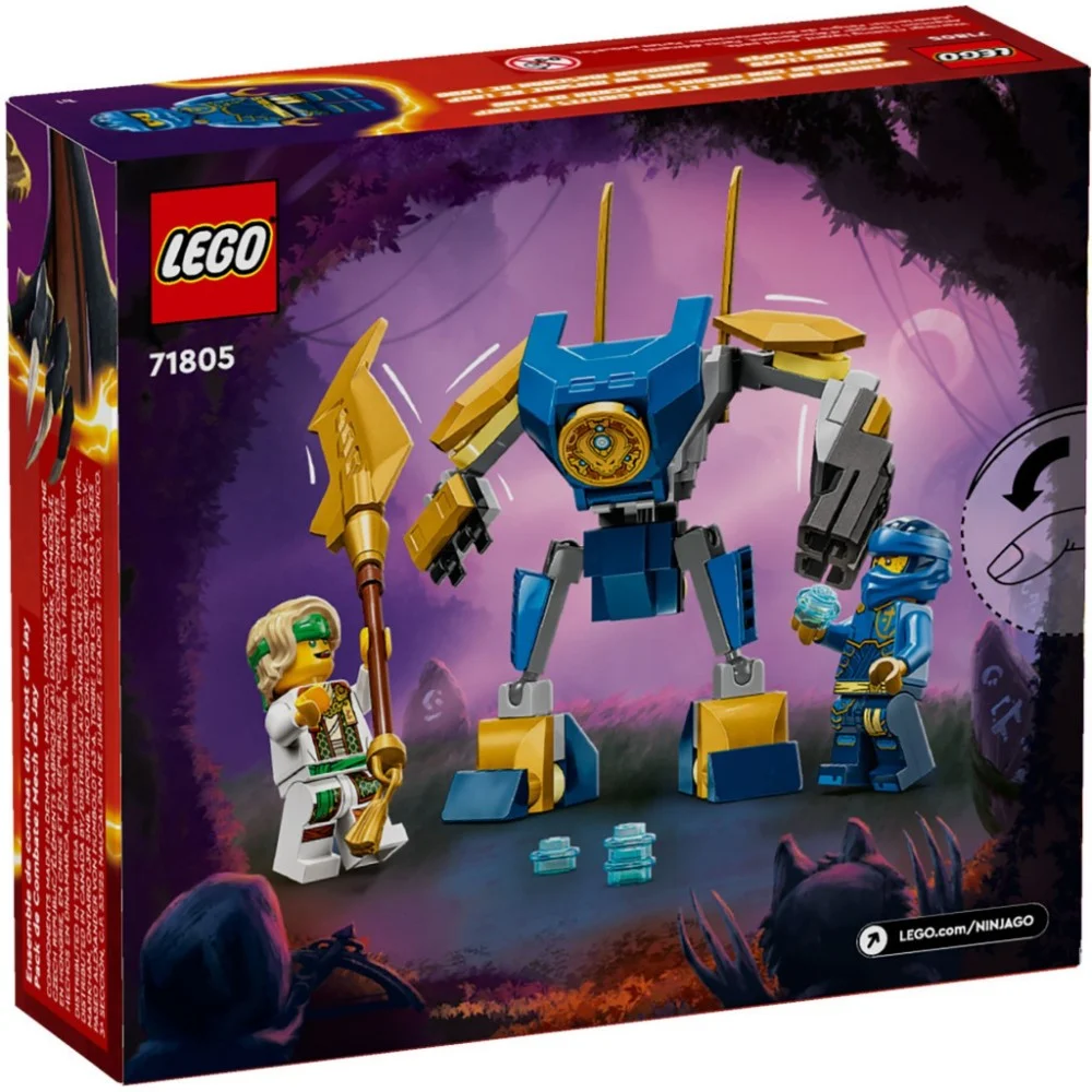 Конструктор LEGO NINJAGO Бойовий набір робота Джея 78 деталей (71805) — фото 5