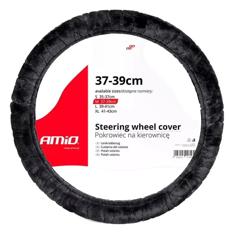 Чохол на кермо AMiO SWC-02-M 37-39 см (01357) (013571)