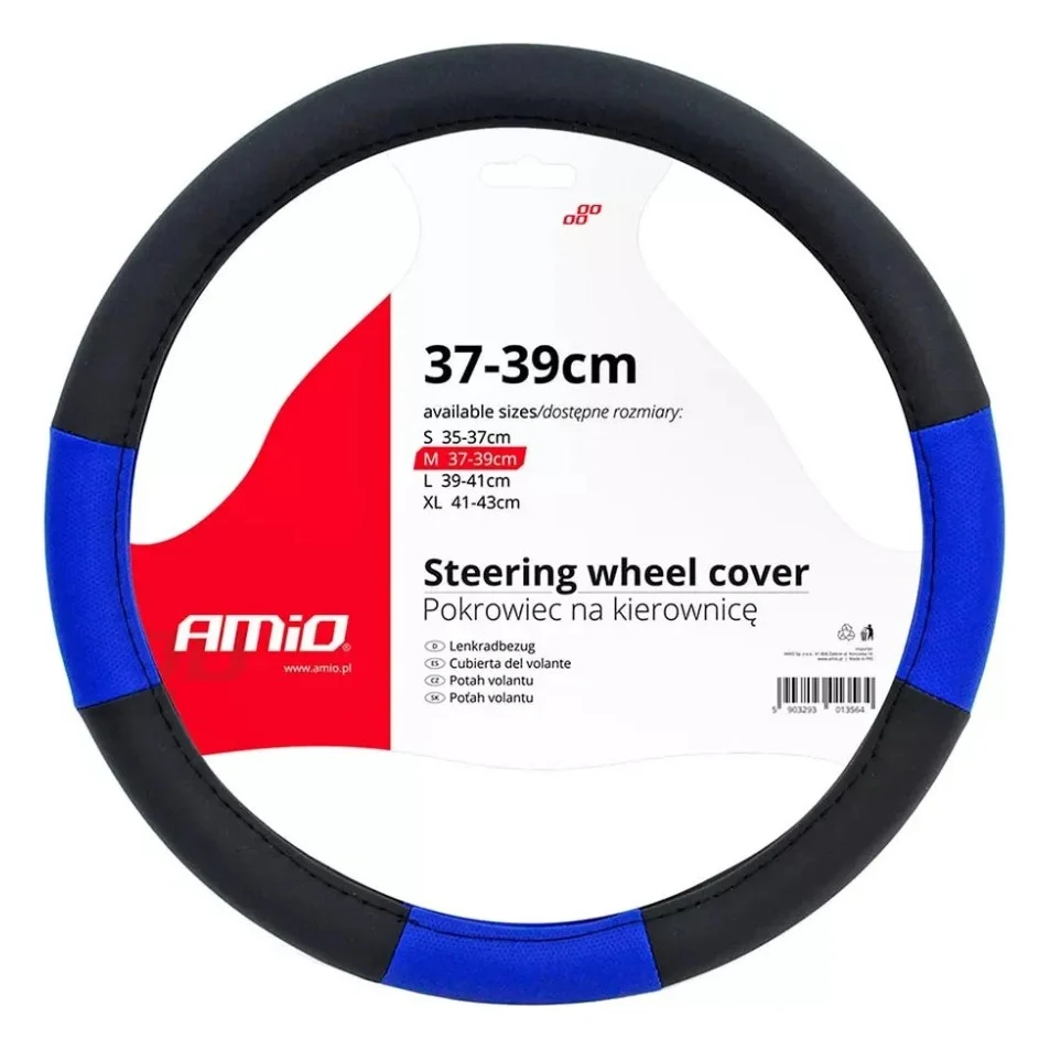 Чохол на кермо AMiO SWC-04-M 37-39 см (01359) (013595)