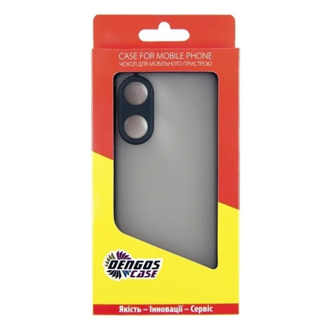 Чохол до мобільного телефона Dengos Kit for Motorola G32 case + glass (Black) (DG-KM-49) — фото 4