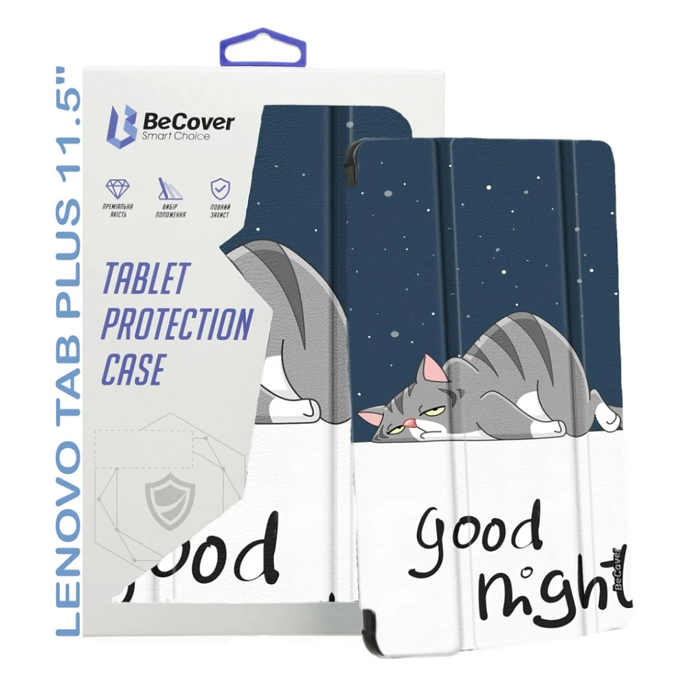 Чохол до планшета BeCover Smart Case Lenovo Tab Plus 11.5" Good Night (711843) — фото 5