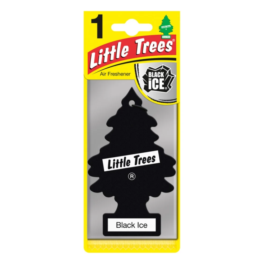 Ароматизатор для автомобіля Little Trees Чорний лід (78092)