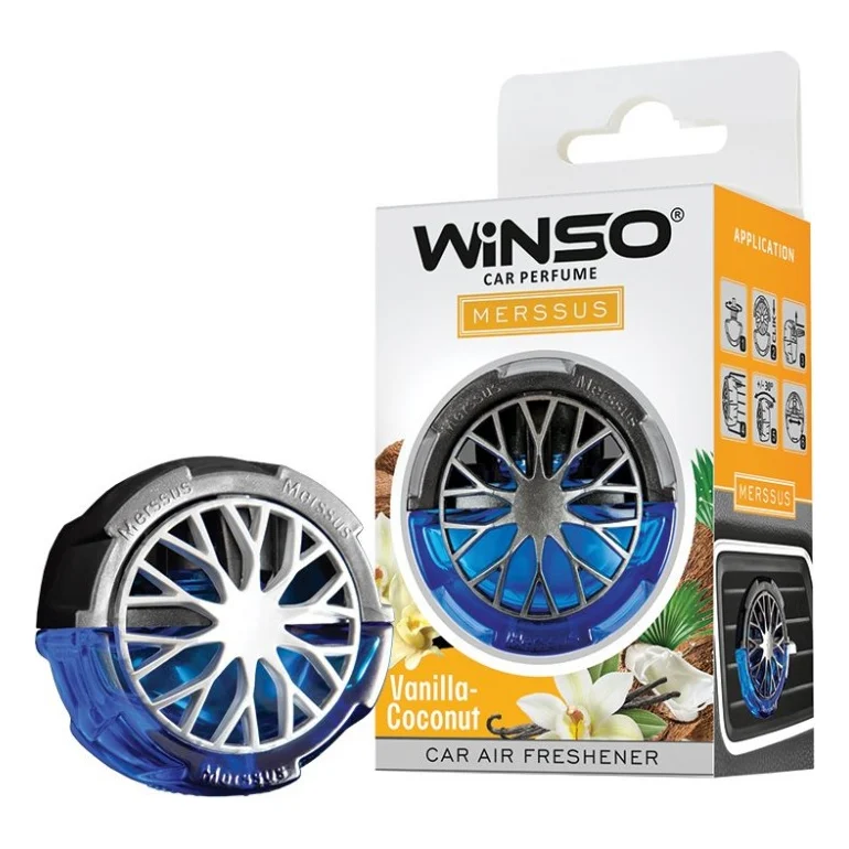 Ароматизатор для автомобіля WINSO Merssus Vanilla Coconut (534470)