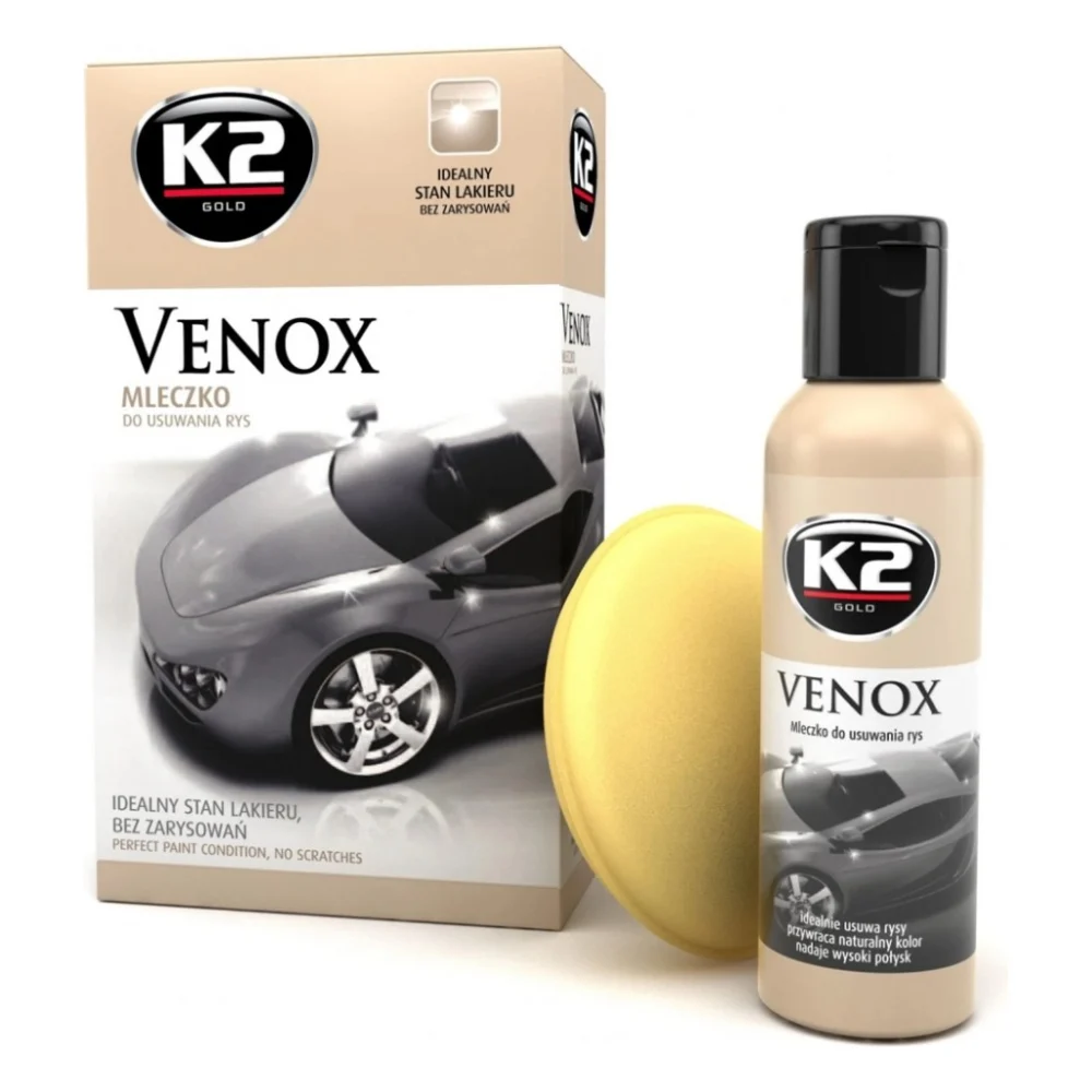 Автополіроль K2 Venox з губкою 180 г (G0501)