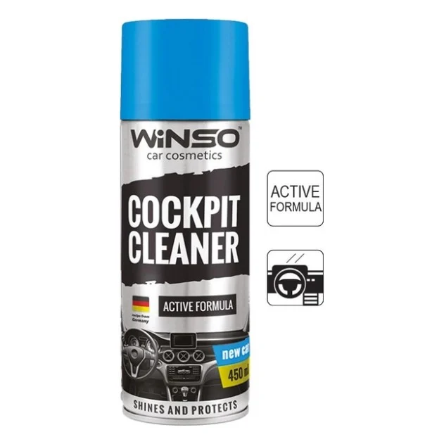 Автополіроль WINSO Cockpit Cleaner нова машина 450ml (840570)
