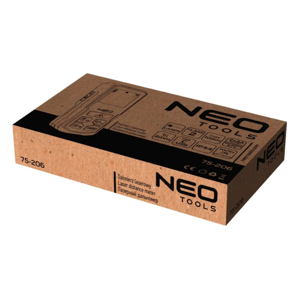 Далекомір Neo Tools 0.05100м, 2мм, 0.96кг (75-206) — фото 11