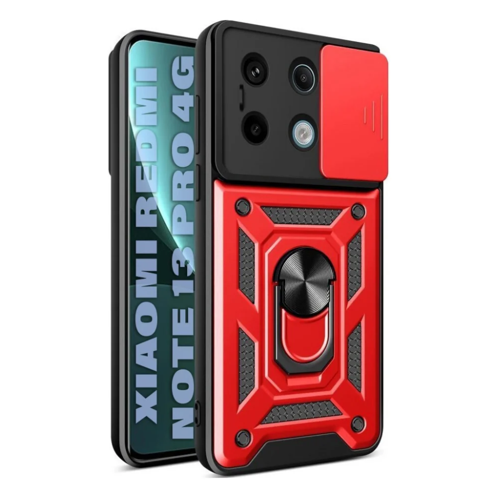 Чохол до мобільного телефона BeCover Military Xiaomi Redmi Note 13 Pro 4G Red (711027)