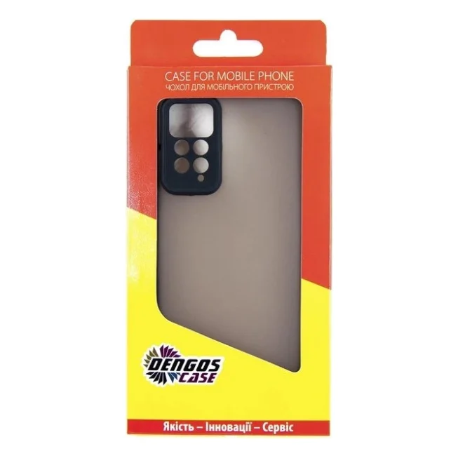Чохол до мобільного телефона Dengos Kit for Xiaomi Redmi Note 12 Pro 4g case + glass (Black) (DG-KM-29) — фото 4