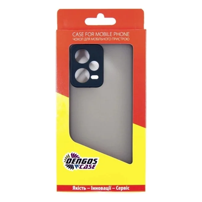 Чохол до мобільного телефона Dengos Kit for Xiaomi Redmi Note 12 Pro 5g case + glass (Black) (DG-KM-30) — фото 4
