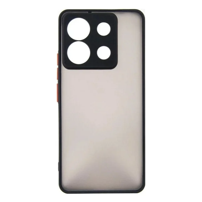 Чохол до мобільного телефона Dengos Kit for Xiaomi Redmi Note 13 Pro 5G case + glass (Black) (DG-KM-68) — фото 2
