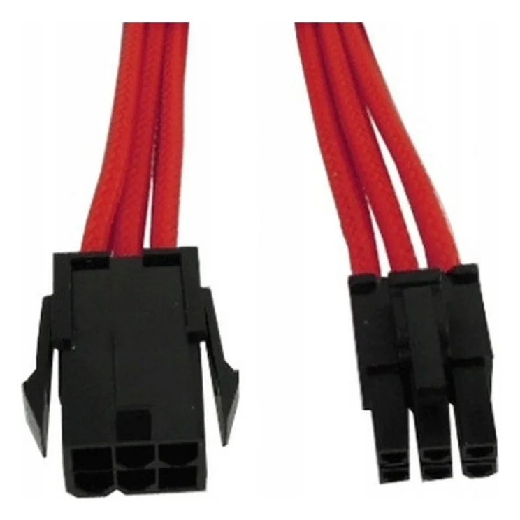 Кабель Gelid Solutions 6-pin PCI-E, 30см червоний (CA-6P-04) — фото 3