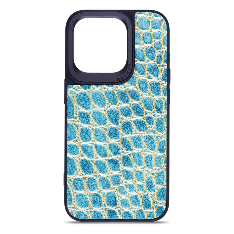 Чохол до мобільного телефона Harder Crocosaur Apple iPhone 14 Pro Blue (ARM76724)