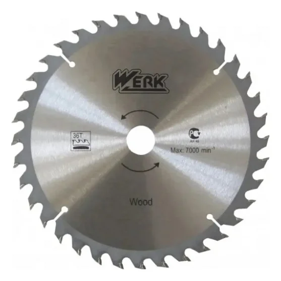 Диск пильний Werk по дереву - 180х22.23 48 зуб. (36102)
